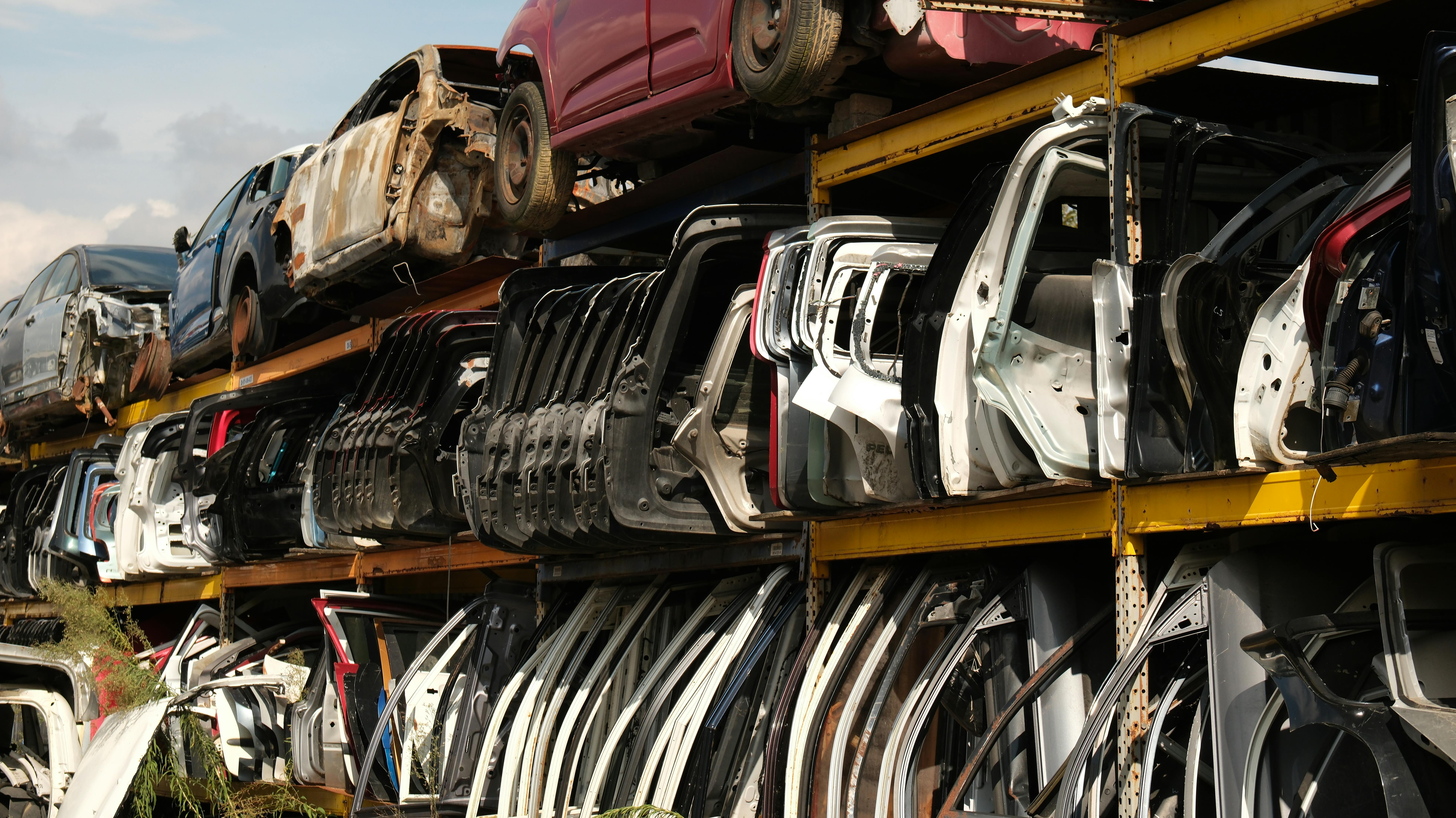 Recycled car parts inventory